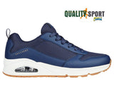 Skechers Uno Fastime Blu Scarpe Shoes Uomo Sportive Sneakers 237016 NVY