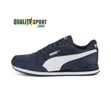 Puma ST Runner V3 SD Blu Suede Scarpe Shoes Uomo Sportive Sneakers 387646 03