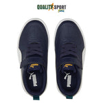 Puma Rickie Blu Bianco Scarpe Shoes Bambino Sportive Sneakers 385836 07