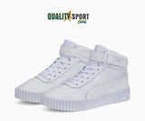 Puma Carina 2 Mid Bianco Scarpe Shoes Donna Sportive Sneakers 385851 02