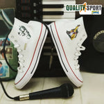 Converse CT All Star Hi Bianco Scarpe Sneakers Personalizzate Customized Stampa