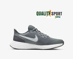 Nike Revolution 5 Grigio Scarpe Ragazzo Sportive Palestra Running BQ5671 004