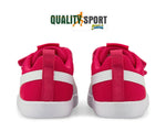Puma Courtflex V2 Mesh Fucsia Scarpe Infant Bambina Sportive Sneakers 371759 11