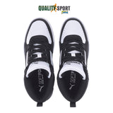 Puma Rebound Joy Bianco Nero Scarpe Shoes Ragazzo Sportive Sneakers 374687 01