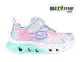 Skechers S Lights Rosa Luci Scarpe Bambina Infant Sneakers 302315N LVMT