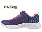 Skechers Dreamy Dancer Blu Fucsia Scarpe Bambina Sportive Sneakers 302448L NVMT