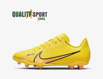 Nike Vapor 15 Club FG Mercurial Giallo Scarpe Bambino Calcio Soccer DJ5958 780