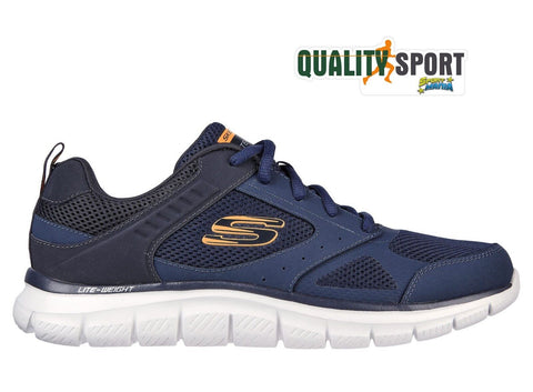 Skechers Track Syntac Blu Scarpe Shoes Uomo Sportive Sneakers 232398 NVY