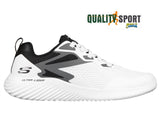 Skechers Bounder Belgrade Bianco Scarpe Shoes Uomo Sportive Sneakers 232376 WBK