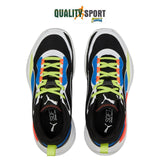 Puma Playmaker Nero Multicolor Scarpe Ragazzo Sportive Basketball 387353 04