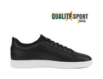 Puma Smash Tape Nero Bianco Scarpe Shoes Uomo Sportive Sneakers 386397 02