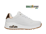 Skechers Uno Golden Air Bianco Scarpe Shoes Donna Sportive Sneakers 177094 WHT