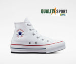 Converse CT AS Eva Lift Hi Bianco Scarpe Shoes Sneakers Bambina 372860C