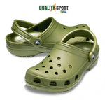 Crocs Classic Sabot Verde Militare Uomo Ciabatta Originale 10001 309 ARMY