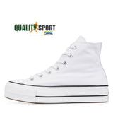 Converse CT AS Lift Hi Bianco Scarpe Shoes Donna Sportive Sneakers 560846C