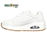 Skechers Uno Stand on Air Bianco Scarpe Donna Sportive Sneakers 403674L WHT