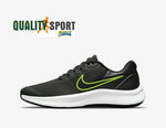 Nike Star Runner 3 Grigio Verde Scarpe Ragazzo Sportive Palestra DA2776 004