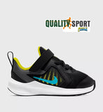 Nike Downshifter 10 Nero Celeste Scarpe Shoes Bambino Infant Running CJ2068 009