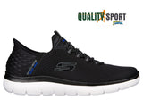 Skechers Slip-Ins Summits Nero Scarpe Shoes Uomo Sportive Sneakers 232457 BLK