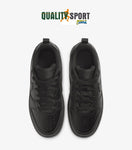 Nike Court Borough Nero Scarpe Ragazzo Donna Sportive Sneakers BQ5448 001