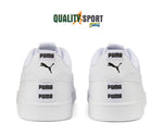 Puma Smash Tape Bianco Nero Scarpe Shoes Uomo Sportive Sneakers 386397 01