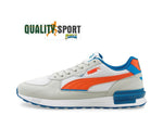Puma Graviton Bianco Grigio Arancio Scarpe Uomo Sportive Sneakers 380738 13