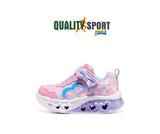 Skechers Lights Heart Rosa Scarpe Shoes Bambina Infant Sneakers 302691N PKLV