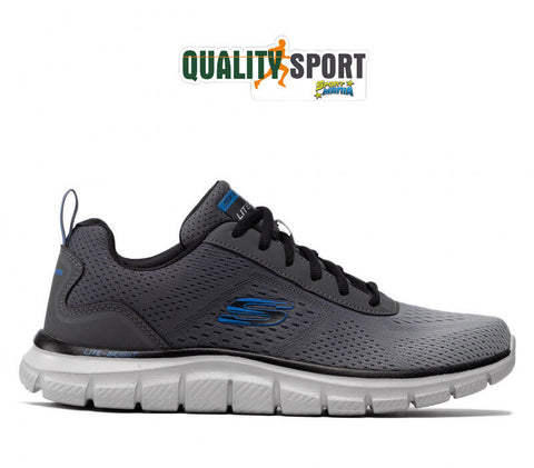 Skechers Track Ripkent Grigio Scarpe Uomo Sportive Running Palestra 232399 CCGY