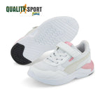 Puma X-Ray Speed Lite Bianco Rosa Scarpe Bambina Sportive Sneakers 385525 04