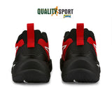 Puma Playmaker Rosso Nero Scarpe Ragazzo Sportive Basketball 387353 02