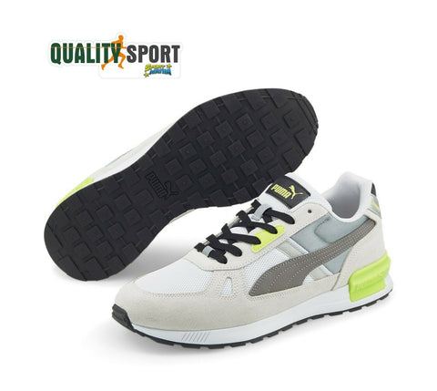 Puma Graviton Pro Bianco Grigio Scarpe Uomo Sportive Sneakers 380736 13