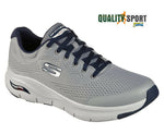 Skechers Arch Fit Grigio Scarpe Shoes Uomo Sportive Sneakers 232040 GYNV