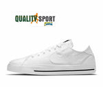 Nike Court Legacy Canvas Bianco Nero Scarpe Uomo Sportive Sneakers CW6539 100