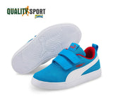 Puma Courtflex Azzurro Scarpe Shoes Bambino Sportive Sneakers 371758 10