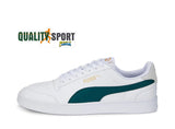 Puma Shuffle Bianco Verde Scarpe Shoes Uomo Sportive Sneakers 309668 22