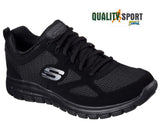 Skechers Burns Agoura Nero Scarpe Shoes Uomo Sportive Sneakers 52635 BBK