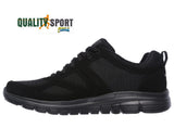 Skechers Burns Agoura Nero Scarpe Uomo Sportive Running Palestra 52635 BBK