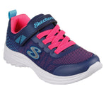 Skechers Dreamy Dancer Blu Fucsia Scarpe Bambina Sportive Sneakers 302448L NVMT