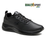 Skechers Dynamight 2 Pelle Nero Scarpe Uomo Sportive Running Palestra 999253 BBK