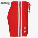 Adidas Juventus Pantaloncino Trasferta Away Rosso Uomo Short 2019 - 2020 DW5458