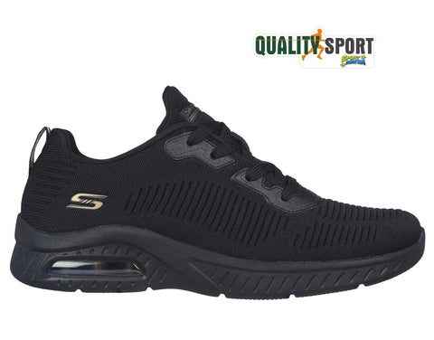 Skechers Squad Air Nero Scarpe Shoes Donna Sportive Palestra Running 117378 BBK