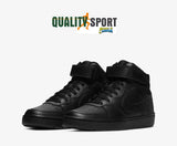 Nike Court Borough Mid Nero Scarpe Shoes Ragazzo Donna Sneakers CD7782 001