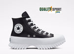 Converse CT AS Lugged Hi 2.0 Nero Platform Scarpe Donna Sneakers A03704C