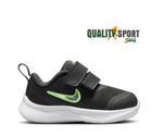 Nike Star Runner 3 Nero Verde Scarpe Infant Bambino Sportive Running DA2778 006