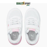 Puma X-Ray Speed Bianco Rosa Scarpe Infant Bambina Sportive Sneakers 385526 04