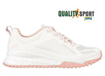 Skechers Bobs Squad Bianco Rosa Scarpe Shoes Donna Sportive Sneakers 117186 WLPK