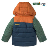 Puma Minicats Padded Jacket Blu Arancio Verde Giubbino Bambino Infant 849873 64