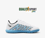 Nike Vapor 15 Club TF Bianco Celeste Scarpe Bambino Calcetto Soccer DJ5956 146