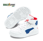 Puma Rebound Layup Bianco Scarpe Infant Bambino Sportive Sneakers 370489 05