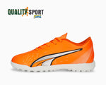 Puma Ultra Play TT Arancio Scarpe Bambino Sportive Calcetto Soccer 107236 01